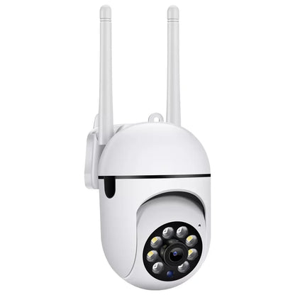Cámara de Seguridad WiFi PTZ 8MP — Visión Nocturna, 360°, Seguimiento Automático