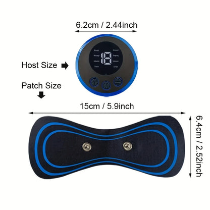 Masajeador Cervical EMS — 8 Modos, 19 Niveles de Intensidad, Inalámbrico