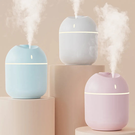 Humidificador 3 en 1 con Luz LED y Difusor de Aromas — 270ml USB