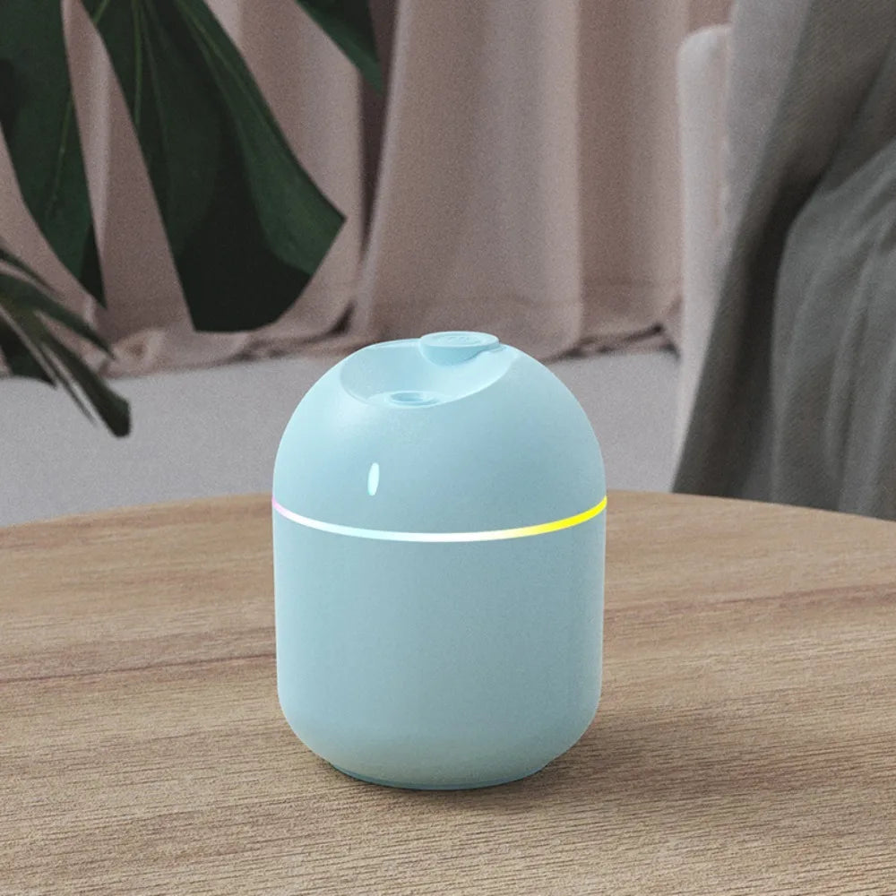 Humidificador 3 en 1 con Luz LED y Difusor de Aromas — 270ml USB
