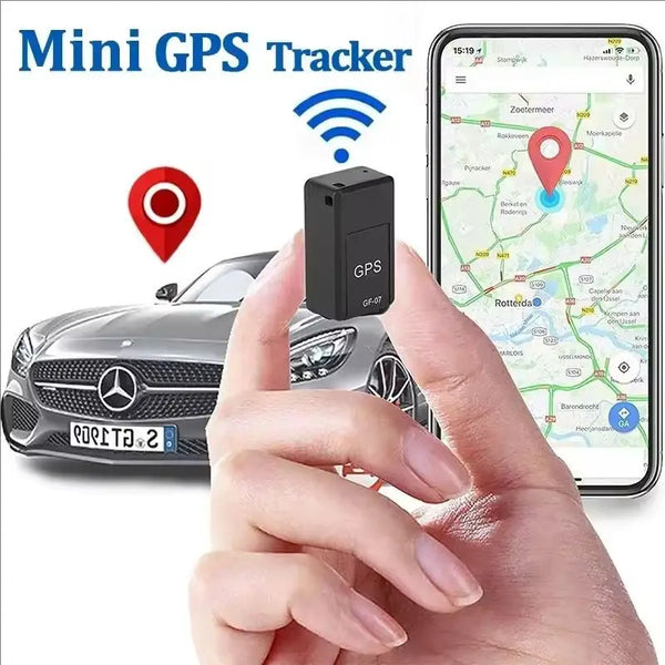 Localizador GPS Magnético para Coche GF07 — Rastreo en Tiempo Real con App
