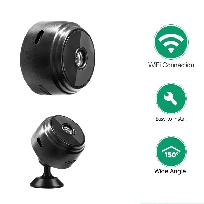 Mini Cámara Espía WiFi HD 720P GEMODI — Batería Recargable, Discreta