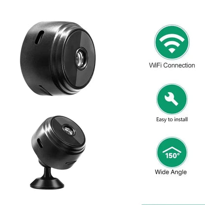 Mini Cámara Espía WiFi HD 720P GEMODI — Batería Recargable, Discreta