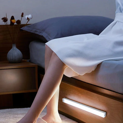 Barra LED con Sensor de Movimiento — Recargable USB-C, 3 Tonos de Luz