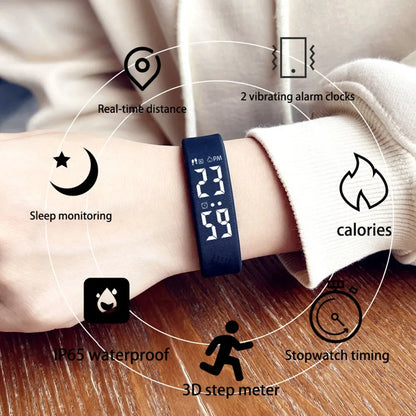 Reloj Inteligente LST5S — Fitness Tracker, Resistente al Agua, 5 Colores