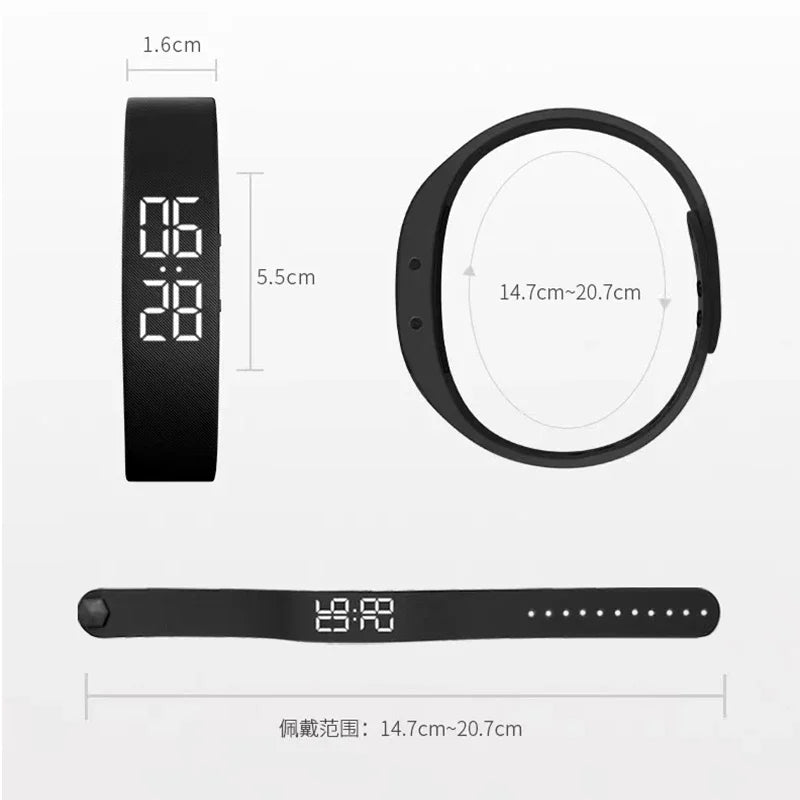 Reloj Inteligente LST5S — Fitness Tracker, Resistente al Agua, 5 Colores