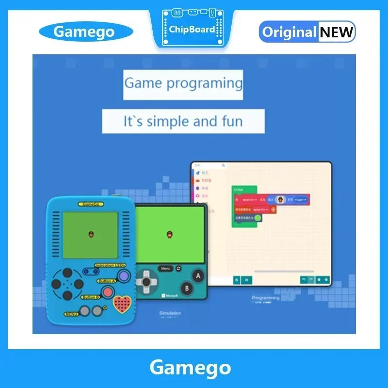 GameGo — Consola Portátil STEM para Aprender a Programar Jugando
