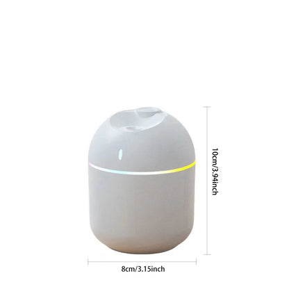 Humidificador 3 en 1 con Luz LED y Difusor de Aromas — 270ml USB