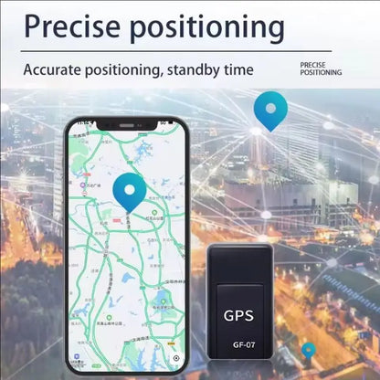 Localizador GPS Magnético para Coche GF07 — Rastreo en Tiempo Real con App