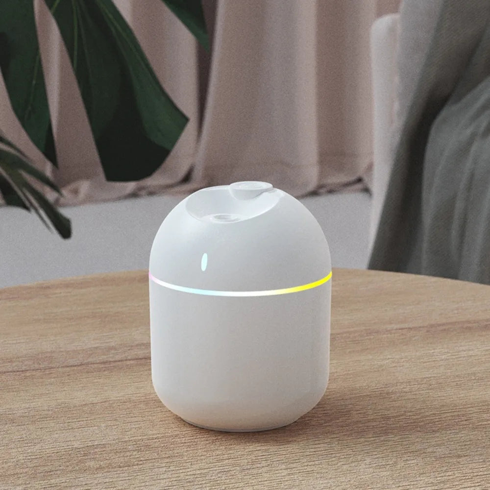 Humidificador 3 en 1 con Luz LED y Difusor de Aromas — 270ml USB