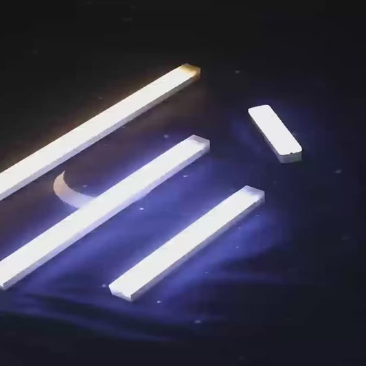 Barra LED con Sensor de Movimiento — Recargable USB-C, 3 Tonos de Luz